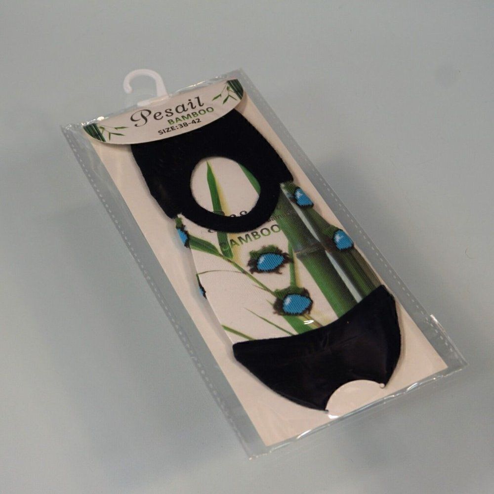 Pesail Bamboo Socks Women Fashion Steps Footsocks EU Sz 38 -42